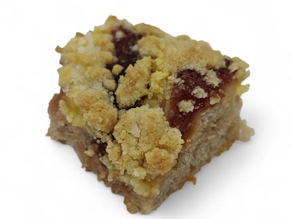 Plaatcake aardbei 4 stukjes