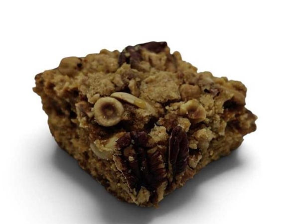 Caramel Notenplaatcake 4 stukjes