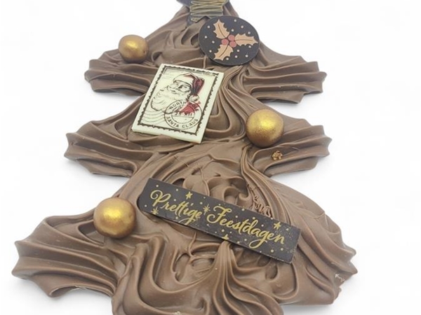 Chocolade Kerstboompje [opgespoten] 200g